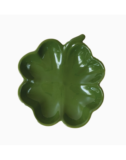 OPJET - Schaaltje klaver donkergroen