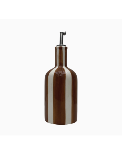 OPJET - Olie fles Streep Bruin