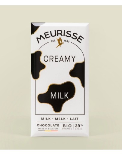 MEURISSE - Biologische melkchocolade met romige melk (100 g) MEURISSE - Biologische melkchocolade met romige melk (100 g)