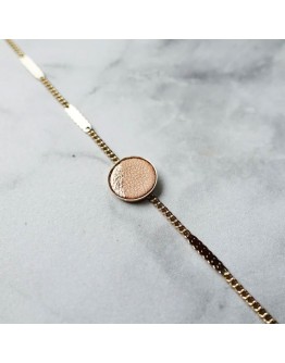 ATELIER MAÏ MARTIN - Armband rond leer - Nude