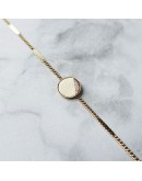 ATELIER MAÏ MARTIN - Armband rond leer - Wit