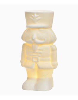 LED Notenkraker Wit porselein