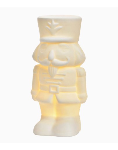 LED Notenkraker Wit porselein