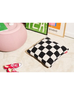 FATBOY - Square Pillow Teddy Sierkussen - Black Ecru