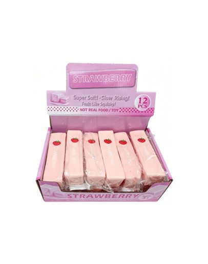 SQUISHY - Butter Strawberry Slow Rising 1 - 13 cm