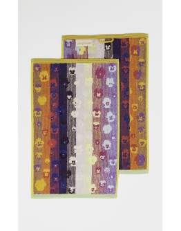 FOEKJE FLEUR - Odds & ends Guest towel duo #54 pansy velour