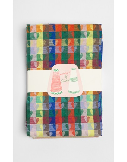 FOEKJE FLEUR - Odds & ends SET tea towel + kitchen towel #65 other half