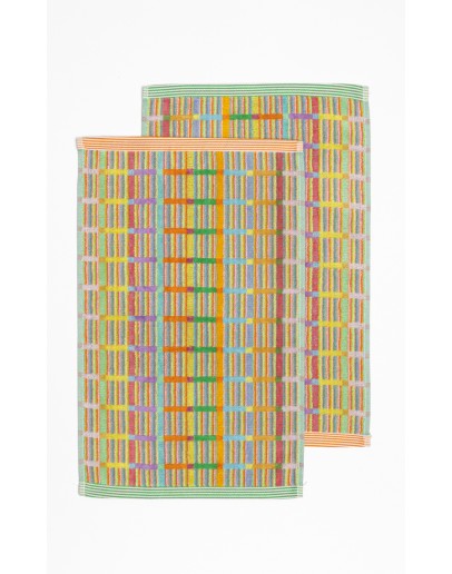 FOEKJE FLEUR - Odds & ends Guest towel duo #70 Criss cross
