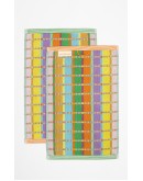 FOEKJE FLEUR - Odds & ends Guest towel duo #70 Criss cross