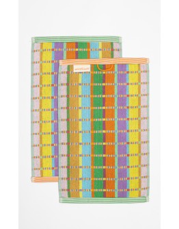 FOEKJE FLEUR - Odds & ends Guest towel duo #70 Criss cross