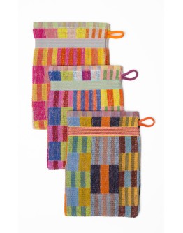 FOEKJE FLEUR - Odds & ends wash cloth trio #72 tulip quilt