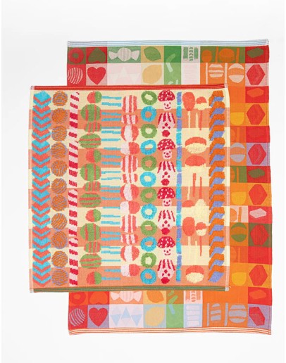 FOEKJE FLEUR - Odds & ends SET tea towel + kitchen towel #46 Odette’s Sweet Dream