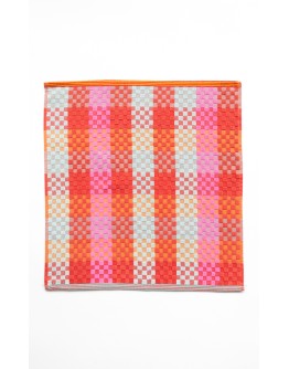 FOEKJE FLEUR - Odds & ends checkered kitchen towel #7 Wild weave