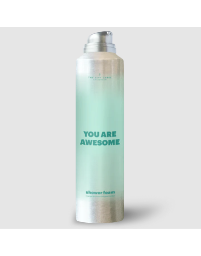 THE GIFT LABEL - Shower Foam 200ml - STUDIO - You Are Awesome