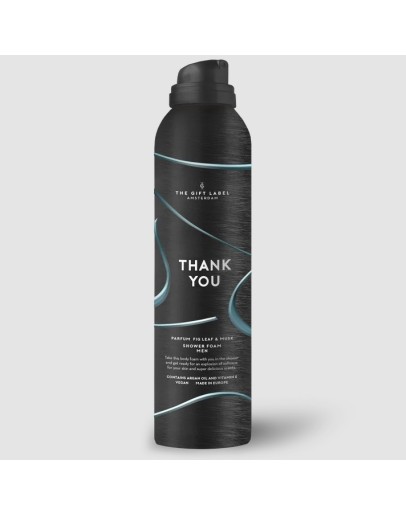 THE GIFT LABEL - Shower Foam Men 200ml - FW26 - Thank you THE GIFT LABEL - Shower Foam Men 200ml - FW26 - Thank you