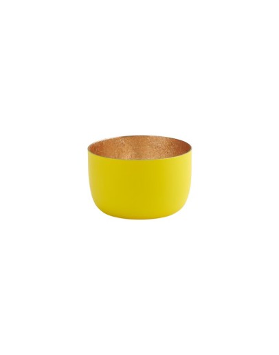 GIFTCOMPANY - Windlicht Madras S - Yellow/gold