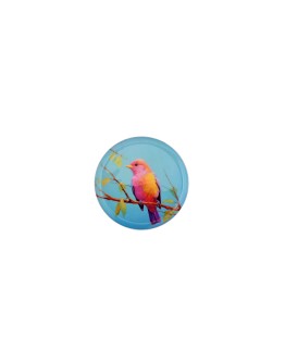 GIFTCOMPANY - Love plate - Bird, round, blue GIFTCOMPANY - Love plate - Bird, round, blue