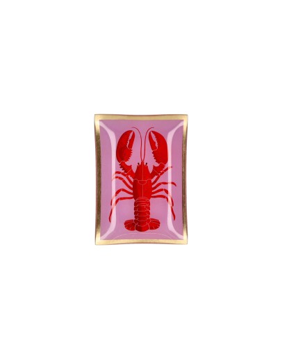 GIFTCOMPANY - Love plate -Lobster, pink/red