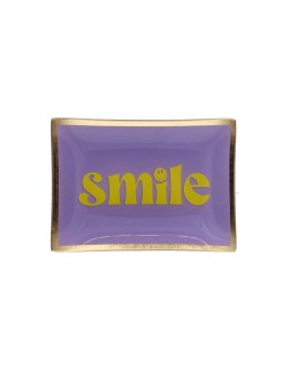 GIFTCOMPANY - Love plate - Smile, purple/yellow GIFTCOMPANY - Love plate - Smile, purple/yellow