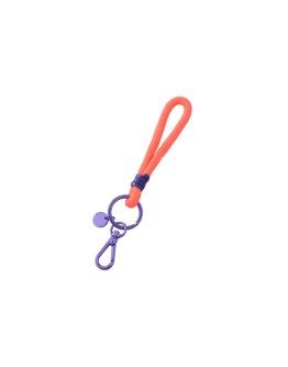 GIFTCOMPANY - Keyring Neon - Orange/purple