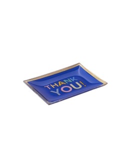 GIFTCOMPANY - Love plate - Thank you Blue