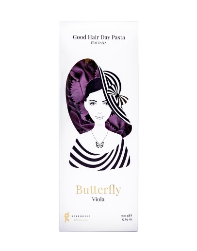 GREENOMIC - Good Hair Day Pasta Butterfly - Viola 500gr