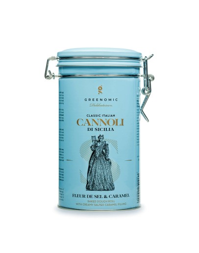 GREENOMIC - Blik gevuld - Cannoli Fleur de Sel & Caramel 200g