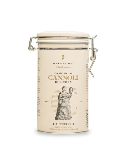 GREENOMIC - Blik gevuld - Cannoli Cappuccino 200g