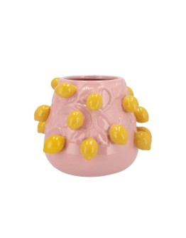 Fruit Lemon Light pink Pot
