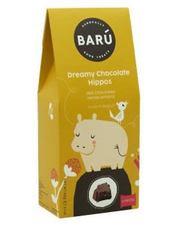 BARÚ - Dreamy chocolade Hippos - Honing Aandel - 60g