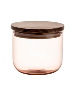 GUSTA - Glazen voorraadpot 500 ml oranje