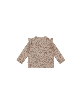 HOUSE OF JAMIE - Baby Ruffled Jumper - Beige leo