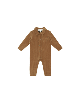 HOUSE OF JAMIE - Pocket Overall - Almond rib velvet