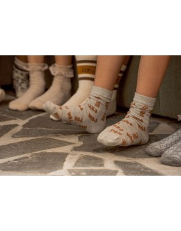 HOUSE OF JAMIE - Ankle socks Stone HOJ