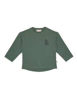 HOUSE OF JAMIE - Oversized longsleeve - Pine Soft Waffle