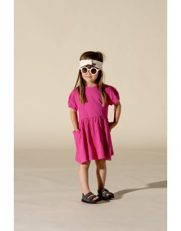 HOUSE OF JAMIE - Relaxed pocket dress - Very Berry