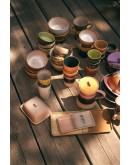 HK LIVING - 70s ceramics: cake tray sunbeam