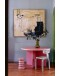 HK LIVING - Stoneware side table rouge