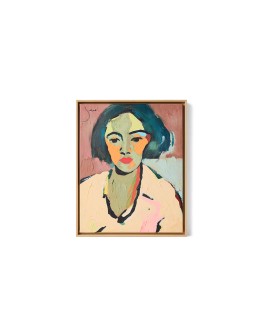 HK LIVING - Framed artwork self-made, 43x53cm