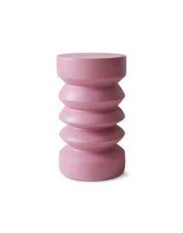 HK LIVING - Stoneware side table rouge