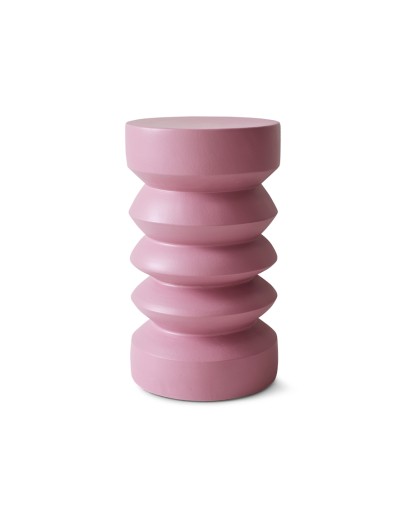 HK LIVING - Stoneware side table rouge