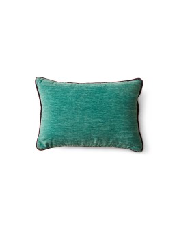 HK LIVING - Velvet cushion, deep sea 50x35cm