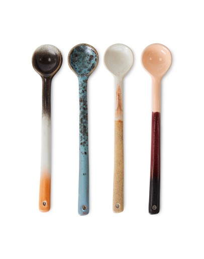 HK LIVING - 70s ceramics: spoons breeze, L, set of 4