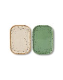 HK LIVING - 70s ceramics: small trays crayon, set of 2