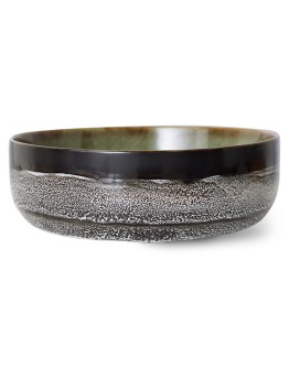 HK LIVING - 70s ceramics: salad bowl Rock on