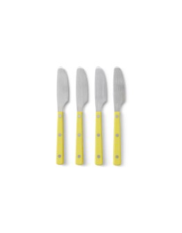 HK LIVING - 70s cutlery: butter knives lemon, set of 4