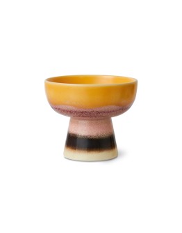 HK LIVING - 70s ceramics: tapas bowl on base Sunshade, S