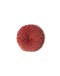 HK LIVING - Round ripple cushion burgundy