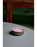 HK LIVING - 70s ceramics: saucers doodle, set of 4