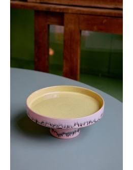 HK LIVING - 70s ceramics: bowl on base bubble